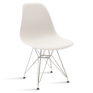 pak-292-000013 ΚΑΡΕΚΛΑ ADELLE PAKOWORLD PP ΛΕΥΚΟ-INOX ΠΟΔΙ 46X55X81ΕΚ