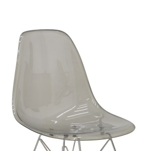 pak-292-000015-4 ΚΑΡΕΚΛΑ ADELLE PAKOWORLD PP ΔΙΑΦΑΝΟ ΓΚΡΙ-INOX ΠΟΔΙ 46X55X81ΕΚ