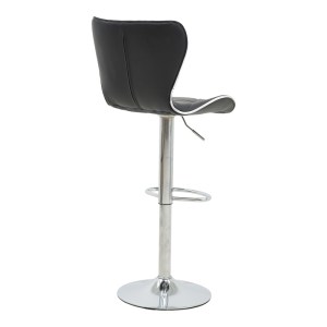 pak-292-000023-1 ΣΚΑΜΠΟ ΜΠΑΡ JORINE PAKOWORLD ΠΤΥΣΣΟΜΕΝΟ ΜΑΥΡΟ PU-ΒΑΣΗ ΧΡΩΜΙΟΥ 53X44X114ΕΚ