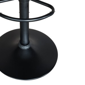 pak-292-000028-2 ΣΚΑΜΠΟ ΜΠΑΡ DIANORS PAKOWORLD ΠΤΥΣΣΟΜΕΝΟ PU ΜΑΥΡΟ-ΒΑΣΗ ΜΑΥΡΟ ΜΕΤΑΛΛΟ 38X38X75ΕΚ