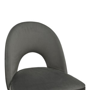 pak-292-000039-5 ΣΚΑΜΠΟ ΜΠΑΡ CASENIO PAKOWORLD ΑΝΘΡΑΚΙ ΒΕΛΟΥΔΟ-ΠΟΔΙ ΜΑΥΡΟ ΜΕ ΧΡΥΣΟ ΜΕΤΑΛΛΟ 48X50X117ΕΚ