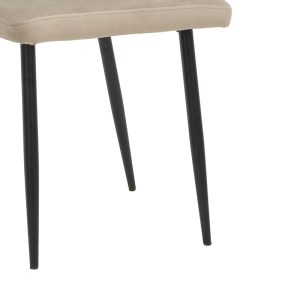 pak-292-000044-7 ΚΑΡΕΚΛΑ AZORI PAKOWORLD ΓΚΡΙ-ΜΠΕΖ ΒΕΛΟΥΔΟ-ΠΟΔΙ ΜΑΥΡΟ ΜΕΤΑΛΛΟ 49X55X85ΕΚ