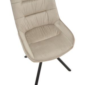 pak-292-000049-6 ΚΑΡΕΚΛΑ WORI PAKOWORLD ΜΠΕΖ ΒΕΛΟΥΔΟ-ΠΟΔΙ ΜΑΥΡΟ ΜΕΤΑΛΛΟ 48X56X82ΕΚ