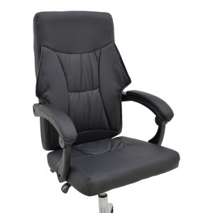 pak-292-000054-5 ΚΑΡΕΚΛΑ ΓΡΑΦΕΙΟΥ ΔΙΕΥΘΥΝΤΗ GLORIN PAKOWORLD ΜΑΥΡΟ PU 60X68X128ΕΚ