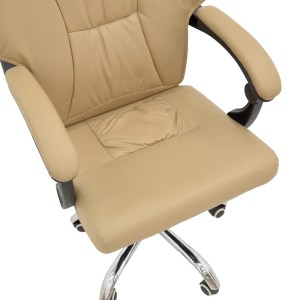 pak-292-000055-7 ΚΑΡΕΚΛΑ ΓΡΑΦΕΙΟΥ ΔΙΕΥΘΥΝΤΗ GLORIN PAKOWORLD ΜΠΕΖ PU 60X68X128ΕΚ