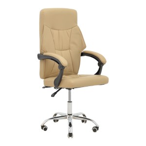 pak-292-000055 ΚΑΡΕΚΛΑ ΓΡΑΦΕΙΟΥ ΔΙΕΥΘΥΝΤΗ GLORIN PAKOWORLD ΜΠΕΖ PU 60X68X128ΕΚ