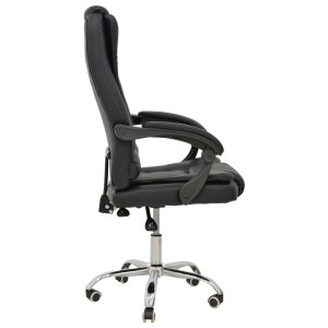 pak-292-000056-2 ΚΑΡΕΚΛΑ ΓΡΑΦΕΙΟΥ ΔΙΕΥΘΥΝΤΗ TORONSI PAKOWORLD ΜΑΥΡΟ PU 60X68X128ΕΚ