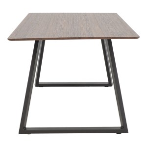 pak-292-000070-2 ΤΡΑΠΕΖΙ WINOR PAKOWORLD ΚΑΡΥΔΙ MDF-ΠΟΔΙ ΜΑΥΡΟ ΜΕΤΑΛΛΙΚΟ 160X90X75ΕΚ