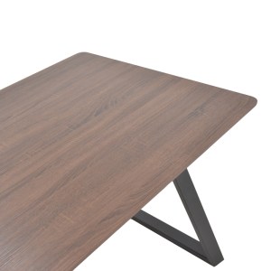 pak-292-000070-3 ΤΡΑΠΕΖΙ WINOR PAKOWORLD ΚΑΡΥΔΙ MDF-ΠΟΔΙ ΜΑΥΡΟ ΜΕΤΑΛΛΙΚΟ 160X90X75ΕΚ