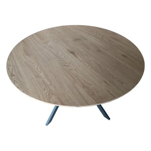 pak-292-000074-1 ΤΡΑΠΕΖΙ XUSON PAKOWORLD ΦΥΣΙΚΟ MDF-ΠΟΔΙ ΜΑΥΡΟ ΜΕΤΑΛΛΟ Φ120X75ΕΚ