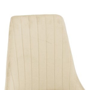 pak-292-000078-5 ΚΑΡΕΚΛΑ AZORI PAKOWORLD ΜΠΕΖ ΒΕΛΟΥΔΟ ΜΕ ΠΟΔΙ ΜΕΤΑΛΛΟΥ ΣΕ ΦΥΣΙΚΗ ΑΠΟΧΡΩΣΗ 49X55X85ΕΚ