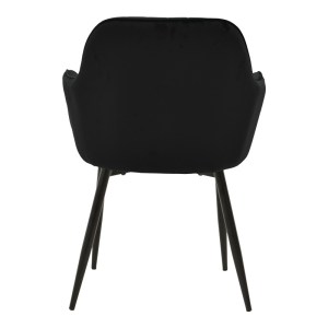 pak-292-000088-4 ΠΟΛΥΘΡΟΝΑ NOOR PAKOWORLD ΜΑΥΡΟ ΒΕΛΟΥΔΟ ΜΕ ΠΟΔΙ ΜΕΤΑΛΛΟΥ ΣΕ ΜΑΥΡΗ ΑΠΟΧΡΩΣΗ 58X58X86ΕΚ