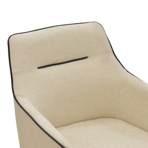 pak-292-000093-6 ΠΟΛΥΘΡΟΝΑ DEBRA PAKOWORLD ΠΕΡΙΣΤΡΕΦΟΜΕΝΗ ΜΠΕΖ ΥΦΑΣΜΑ-PU ΜΕ ΠΟΔΙ ΜΕΤΑΛΛΟΥ ΣΕ ΜΑΥΡΗ ΑΠΟΧΡΩΣΗ 60X64X83ΕΚ
