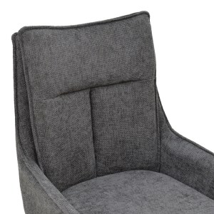 pak-292-000094-5 ΠΟΛΥΘΡΟΝΑ KONELIAN PAKOWORLD ΑΝΘΡΑΚΙ ΥΦΑΣΜΑ ΜΕ ΠΟΔΙ ΜΕΤΑΛΛΟΥ ΣΕ ΜΑΥΡΗ ΑΠΟΧΡΩΣΗ 54X63X88ΕΚ