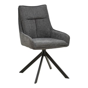 pak-292-000094 ΠΟΛΥΘΡΟΝΑ KONELIAN PAKOWORLD ΑΝΘΡΑΚΙ ΥΦΑΣΜΑ ΜΕ ΠΟΔΙ ΜΕΤΑΛΛΟΥ ΣΕ ΜΑΥΡΗ ΑΠΟΧΡΩΣΗ 54X63X88ΕΚ