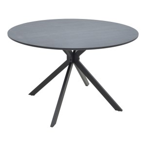 pak-292-000100 ΤΡΑΠΕΖΙ XUSON PAKOWORLD MDF ΣΕ ΑΝΘΡΑΚΙ ΑΠΟΧΡΩΣΗ ΜΕ ΠΟΔΙ ΜΑΥΡΟ ΜΕΤΑΛΛΟ Φ120X75ΕΚ