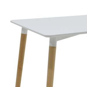 pak-292-000108-3 ΤΡΑΠΕΖΙ NATALI PAKOWORLD MDF ΛΕΥΚΟ-ΠΟΔΙΑ ΦΥΣΙΚΟ 120X80X76ΕΚ