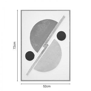 pak-296-000028-1 ΠΙΝΑΚΑΣ ΣΕ ΚΑΜΒΑ GEOMETRIC INART 52X4.5X72ΕΚ