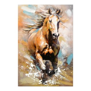 pak-296-000031 ΠΙΝΑΚΑΣ ΣΕ ΚΑΜΒΑ HORSE INART 60X3X90ΕΚ