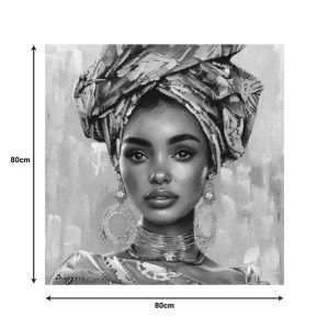 pak-296-000057-1 ΠΙΝΑΚΑΣ ΣΕ ΚΑΜΒΑ TURBAN INART 80X3X80ΕΚ