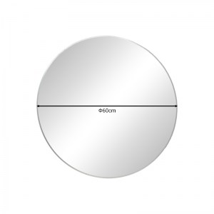 pak-298-000015-1 ΚΑΘΡΕΠΤΗΣ NHAOS INART ΑΣΗΜΙ ΑΛΟΥΜΙΝΙΟ Φ60X2.5ΕΚ