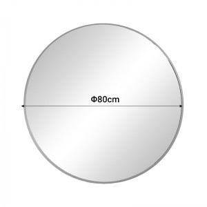 pak-298-000017-1 ΚΑΘΡΕΠΤΗΣ EMMETT INART ΜΑΥΡΟ ΑΛΟΥΜΙΝΙΟ Φ80X2.5ΕΚ