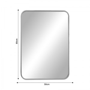 pak-298-000023-1 ΚΑΘΡΕΠΤΗΣ CLASSY INART ΜΑΥΡΟ ΑΛΟΥΜΙΝΙΟ 50X2.5X80ΕΚ