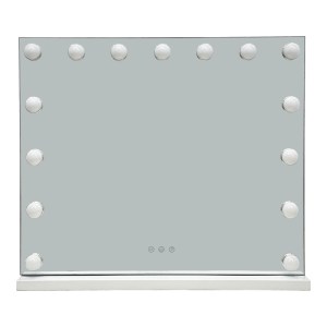 pak-298-000050 ΚΑΘΡΕΠΤΗΣ LED HOLLYWOOD INART ΜΕΤΑΛΛΟ ΛΕΥΚΟ 60X12X52.3ΕΚ