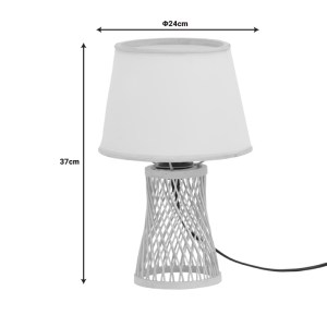 pak-299-000029-2 ΕΠΙΤΡΑΠΕΖΙΟ ΦΩΤΙΣΤΙΚΟ KALDRO INART Ε27 ΜΠΑΜΠΟΥ ΣΕ ΦΥΣΙΚΗ ΑΠΟΧΡΩΣΗ Φ24X37ΕΚ