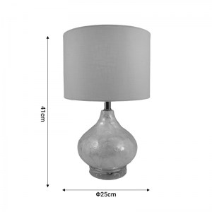pak-300-000002-1 ΕΠΙΤΡΑΠΕΖΙΟ ΦΩΤΙΣΤΙΚΟ GUIDANCE INART Ε27 ΛΕΥΚΟ ΓΥΑΛΙ-ΛΕΥΚΟ ΥΦΑΣΜΑ Φ25X41ΕΚ