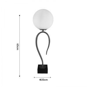 pak-300-000012-1 ΕΠΙΤΡΑΠΕΖΙΟ ΦΩΤΙΣΤΙΚΟ PINNACLE INART Ε27 ΧΡΥΣΟ ΜΕΤΑΛΛΟ-ΓΥΑΛΙ Φ20X65ΕΚ
