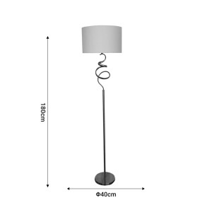 pak-300-000015-1 ΦΩΤΙΣΤΙΚΟ ΔΑΠΕΔΟΥ QUANFY INART Ε27 ΧΡΥΣΟ ΑΛΟΥΜΙΝΙΟΥ-ΚΡΕΜ ΥΦΑΣΜΑ Φ40X180ΕΚ