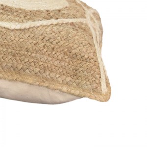 pak-302-000017-2 ΜΑΞΙΛΑΡΙ FOLIENS INART ΦΥΣΙΚΟ-ΕΚΡΟΥ 100% ΓΙΟΥΤΑ 45X45X2.5ΕΚ