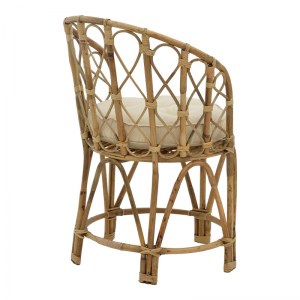 pak-309-000001-1 ΠΟΛΥΘΡΟΝΑ ROSTAN INART ΦΥΣΙΚΟ RATTAN ΜΕ ΜΑΞΙΛΑΡΙ 60X46X80ΕΚ