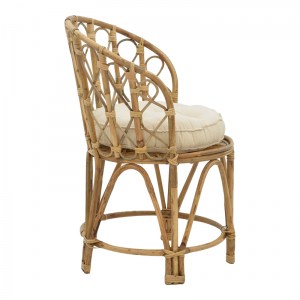 pak-309-000001-2 ΠΟΛΥΘΡΟΝΑ ROSTAN INART ΦΥΣΙΚΟ RATTAN ΜΕ ΜΑΞΙΛΑΡΙ 60X46X80ΕΚ