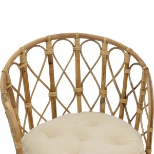 pak-309-000001-4 ΠΟΛΥΘΡΟΝΑ ROSTAN INART ΦΥΣΙΚΟ RATTAN ΜΕ ΜΑΞΙΛΑΡΙ 60X46X80ΕΚ