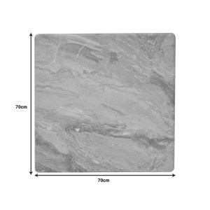 pak-310-000037-2 ΕΠΙΦΑΝΕΙΑ ΤΡΑΠΕΖΙΟΥ DIRGO PAKOWORLD ΑΝΟΙΧΤΟ ΓΚΡΙ ΣΕ ΟΨΗ ΜΑΡΜΑΡΟΥ 70X70ΕΚ