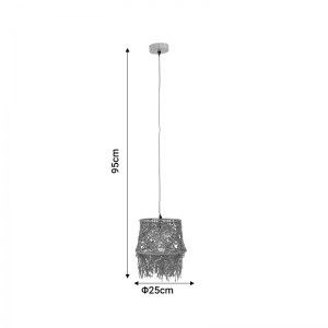 pak-311-000002-4 ΦΩΤΙΣΤΙΚΟ ΟΡΟΦΗΣ RAPOM INART E27 ΦΥΣΙΚΟ Φ25X95ΕΚ