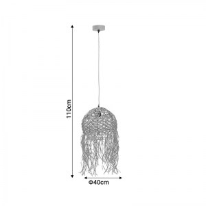 pak-311-000005-3 ΦΩΤΙΣΤΙΚΟ ΟΡΟΦΗΣ AMELON INART E27 ΦΥΣΙΚΟ Φ40X110ΕΚ