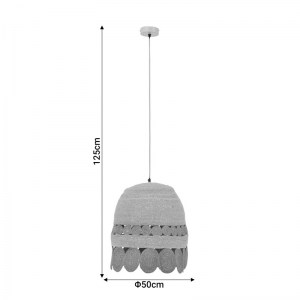 pak-311-000018-3 ΦΩΤΙΣΤΙΚΟ ΟΡΟΦΗΣ AMIDE INART E27 ΦΥΣΙΚΟ Φ50X125ΕΚ