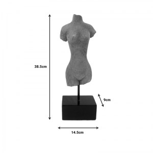 pak-312-000037-1 ΕΠΙΤΡΑΠΕΖΙΟ ΔΙΑΚΟΣΜΗΤΙΚΟ PHYSIO INART ΦΥΣΙΚΟ ΜΑΝΓΚΟ ΞΥΛΟ-ΜΕΤΑΛΛΟ 14.5X9X38.5ΕΚ
