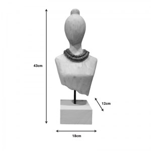 pak-312-000044-1 ΠΡΟΤΟΜΗ KASMA INART ΛΕΥΚΟ ΜΑΝΓΚΟ ΞΥΛΟ-ΜΕΤΑΛΛΟ 18X12X43ΕΚ