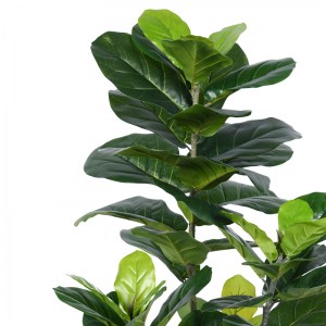 pak-316-000001-1 ΔΙΑΚΟΣΜΗΤΙΚΟ ΦΥΤΟ FIDDLEHEAD ΣΕ ΓΛΑΣΤΡΑ INART ΠΡΑΣΙΝΟ PP Υ120ΕΚ