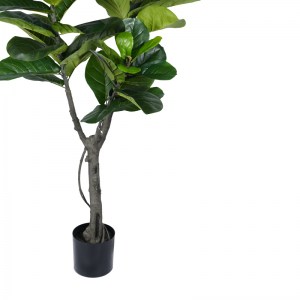 pak-316-000002-2 ΔΙΑΚΟΣΜΗΤΙΚΟ ΦΥΤΟ FIDDLEHEAD I ΣΕ ΓΛΑΣΤΡΑ INART ΠΡΑΣΙΝΟ PP Υ180ΕΚ