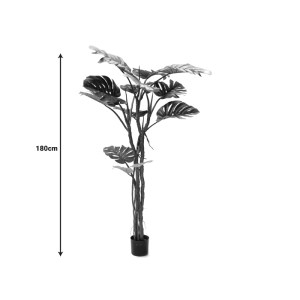 pak-316-000006-3 ΔΙΑΚΟΣΜΗΤΙΚΟ ΦΥΤΟ ΣΕ ΓΛΑΣΤΡΑ MONSTERA III INART ΠΡΑΣΙΝΟ PP Υ180ΕΚ