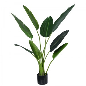 pak-316-000007 ΔΙΑΚΟΣΜΗΤΙΚΟ ΦΥΤΟ PALM TREE ΣΕ ΓΛΑΣΤΡΑ INART ΠΡΑΣΙΝΟ PP Υ120ΕΚ