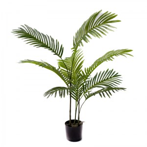 pak-316-000010 ΔΙΑΚΟΣΜΗΤΙΚΟ ΦΥΤΟ ARECA ΣΕ ΓΛΑΣΤΡΑ INART ΠΡΑΣΙΝΟ PP Υ80ΕΚ