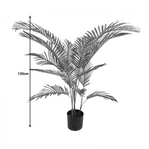 pak-316-000011-3 ΔΙΑΚΟΣΜΗΤΙΚΟ ΦΥΤΟ ARECA Ι ΣΕ ΓΛΑΣΤΡΑ INART ΠΡΑΣΙΝΟ PP Υ120ΕΚ
