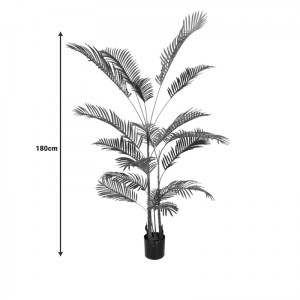 pak-316-000013-3 ΔΙΑΚΟΣΜΗΤΙΚΟ ΦΥΤΟ ARECA ΙΙΙ ΣΕ ΓΛΑΣΤΡΑ INART ΠΡΑΣΙΝΟ PP Υ180ΕΚ