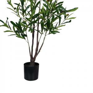 pak-316-000016-2 ΔΙΑΚΟΣΜΗΤΙΚΟ ΦΥΤΟ OLIVE TREE ΣΕ ΓΛΑΣΤΡΑ INART ΠΡΑΣΙΝΟ PP Υ120ΕΚ